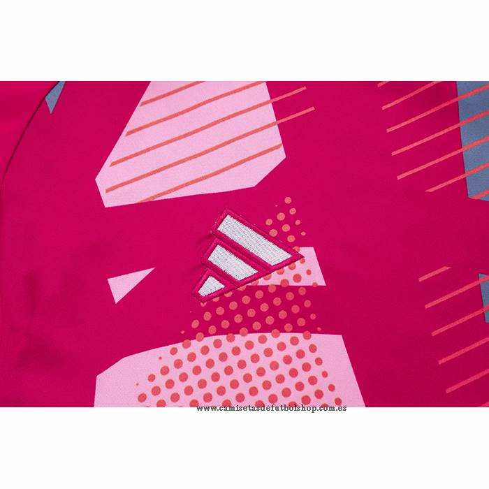 Chandal del Flamengo 25-26 Manga Corta Rosa - Pantalon Corto